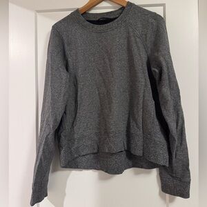 Lulu lemon gray crew neck sweatshirt